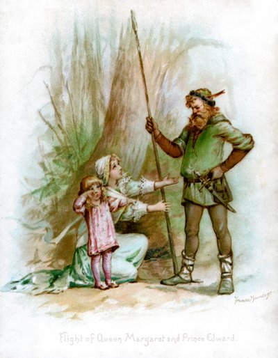 Vlucht van Koningin Margaret en Prins Edward, 1897 door Frances Brundage