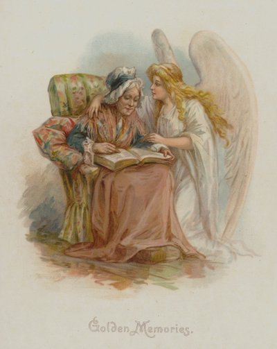 Gouden herinneringen (chromolitho) door Frances Brundage