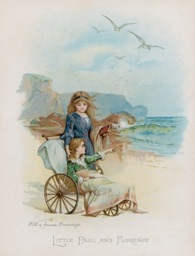Kleine Paul en Florence door Frances Brundage