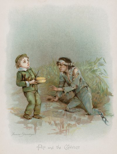 Pip en de veroordeelde door Frances Brundage