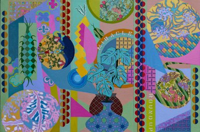 Wilde tuin, 2023 door Frances Ferdinands