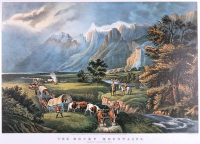De Rocky Mountains door Frances Flora Bond Palmer