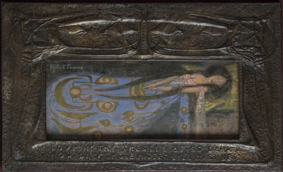 Liefde Als Uw Lokken Zo Donker Zijn Hoe Donker Moeten Die Verborgen Ogen Zijn, circa 1896 door Frances Macdonald