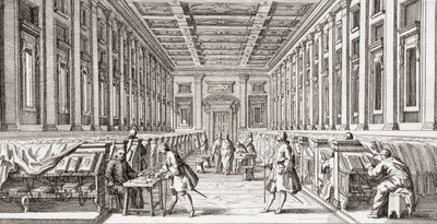 Laurentiaanse Bibliotheek, eind 18e eeuw door Francesco (after) Bartolozzi