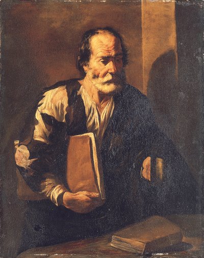 Diogenes met een lamp door Francesco (attr.) Fracanzano