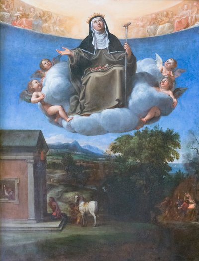 St. Elizabeth in glorie door Francesco Albani
