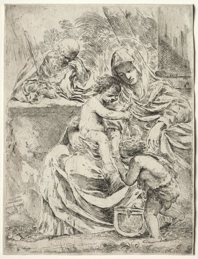 De Heilige Familie door Francesco Amato