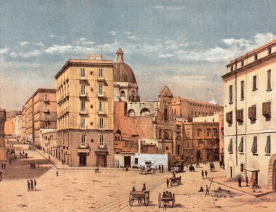 San Francesco-plein bij Porta Capuana in Napels door Francesco Aversano