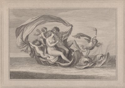 Acis en Galatea, 1787 door Francesco Bartolozzi