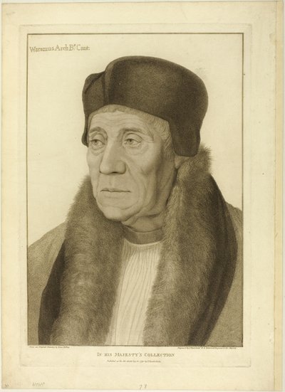 Aartsbisschop Warham door Francesco Bartolozzi