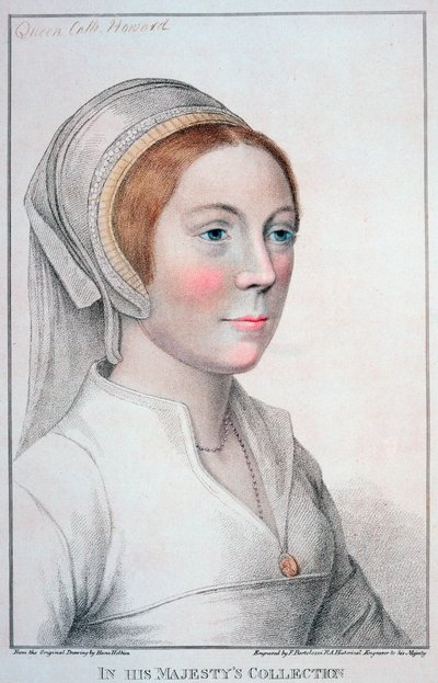 Catherine Howard, vijfde vrouw van Hendrik VIII, 1796 door Francesco Bartolozzi