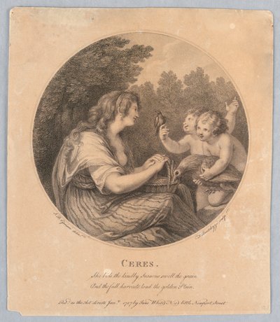Ceres door Francesco Bartolozzi