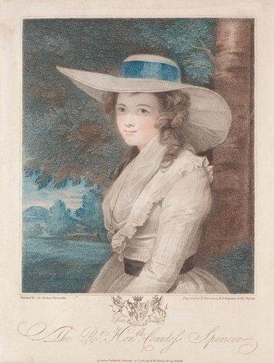 Gravin Spencer, 1787 door Francesco Bartolozzi