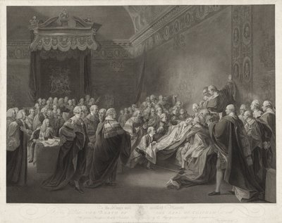 Dood van de Graaf van Chatham door Francesco Bartolozzi