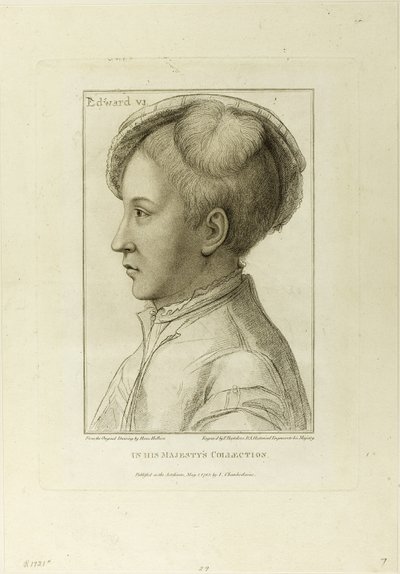 Edward VI door Francesco Bartolozzi