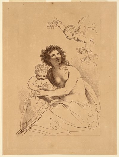 Flora met Jongens door Francesco Bartolozzi