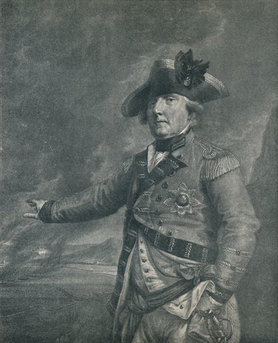 George Augustus Elliot Lord Heathfield, Gouverneur van Gibraltar door Francesco Bartolozzi