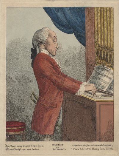 Harmonie en sentiment, ca. 1785 door Francesco Bartolozzi