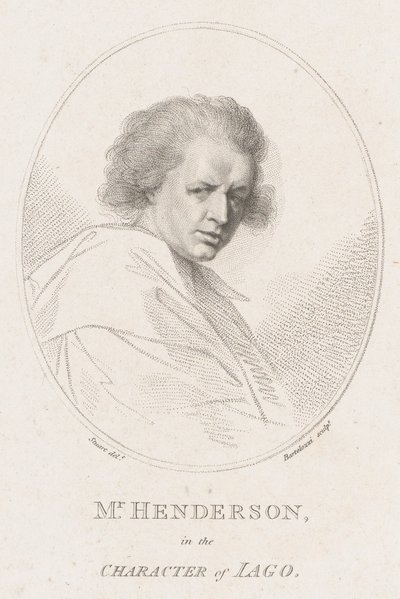 John Henderson, in de Rol van Iago uit Shakespeare
