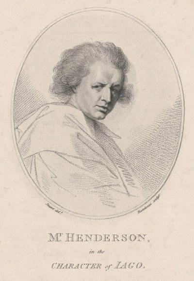 John Henderson, in de Rol van Iago uit Shakespeare