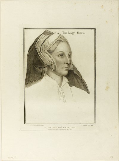 Lady Elyot door Francesco Bartolozzi