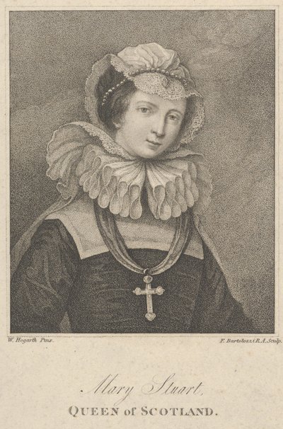 Mary, Koningin van Schotland, 12 januari 1803 door Francesco Bartolozzi