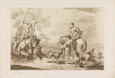 Offer aan Pan door Francesco Bartolozzi
