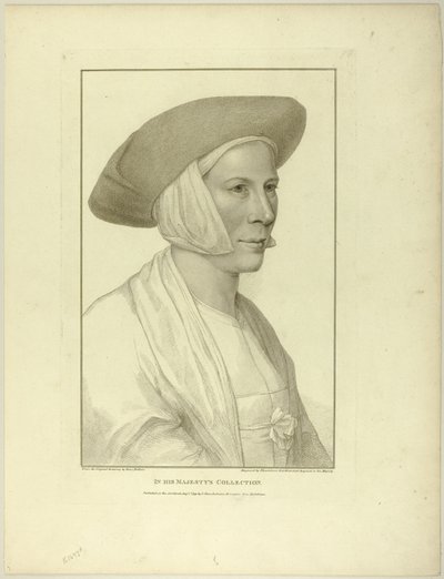 Portret van een boerenvrouw door Francesco Bartolozzi