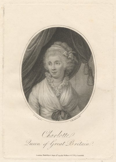 Koningin Charlotte door Francesco Bartolozzi