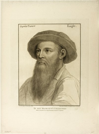Sir Gawin Carew door Francesco Bartolozzi