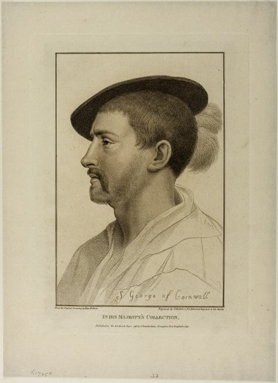 Sir Simon George (van Cornwall) door Francesco Bartolozzi