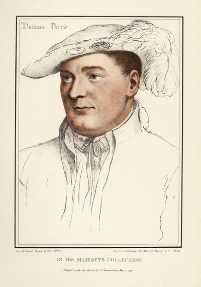 Sir Thomas Parry (1515-1560) door Francesco Bartolozzi