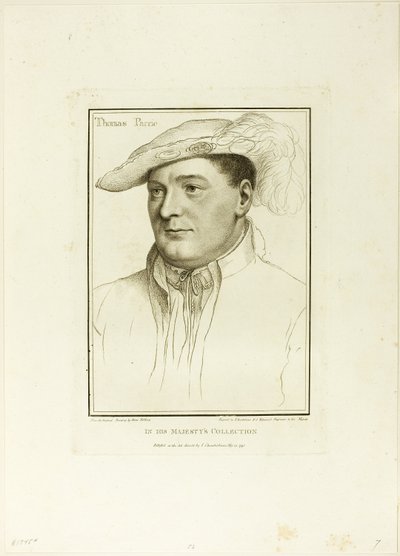 Sir Thomas Parry door Francesco Bartolozzi