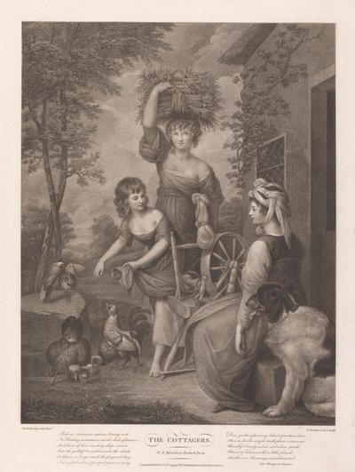 De dorpelingen door Francesco Bartolozzi
