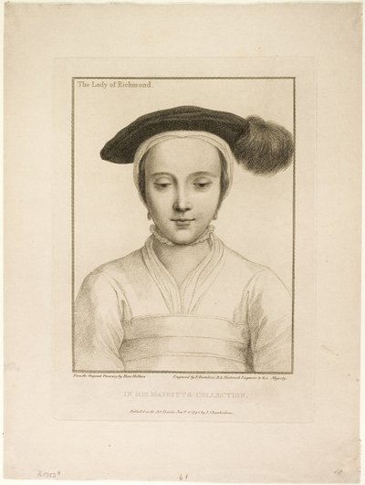 De Dame van Richmond door Francesco Bartolozzi
