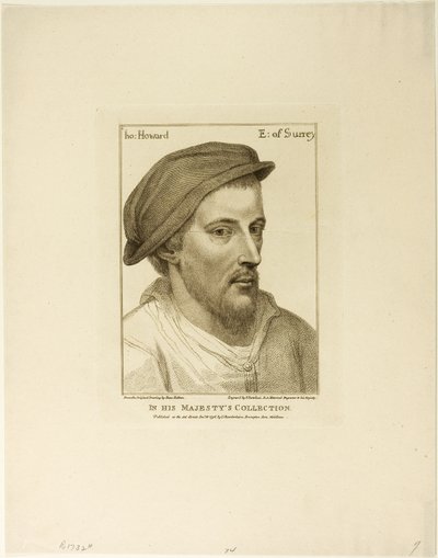 Thomas Howard, Graaf van Surrey door Francesco Bartolozzi