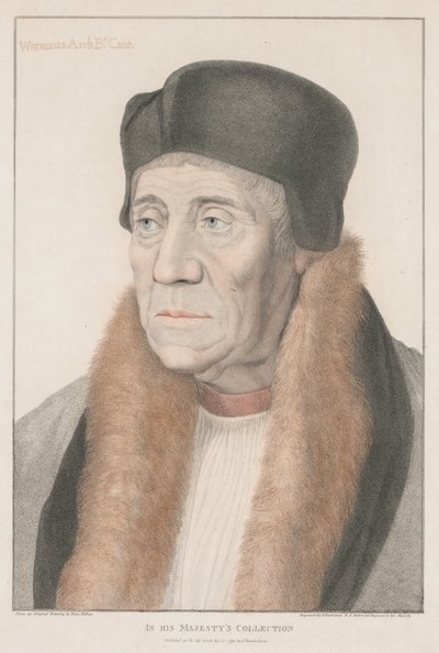 Waramus Aartsbisschop van Canterbury, 1795 door Francesco Bartolozzi