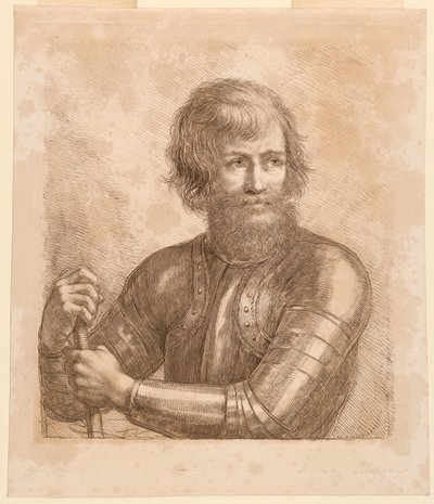 Krijger met een Knots door Francesco Bartolozzi