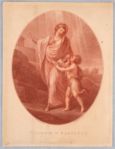 Wijsheid door Francesco Bartolozzi