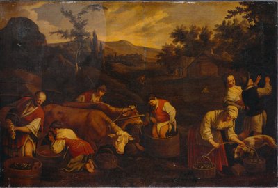 Herfst door Francesco Bassano the Younger