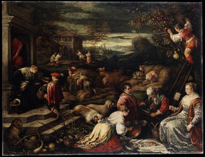 Zomer, 16e eeuw door Francesco Bassano the Younger