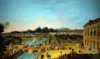 Koning Ferdinand van Spanje, koningin Maria Barbara (een paar) door Francesco Battaglioli