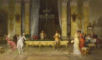 Biljartspel door Francesco Beda