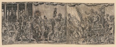 Bacchanaal tafereel door Francesco Bertelli