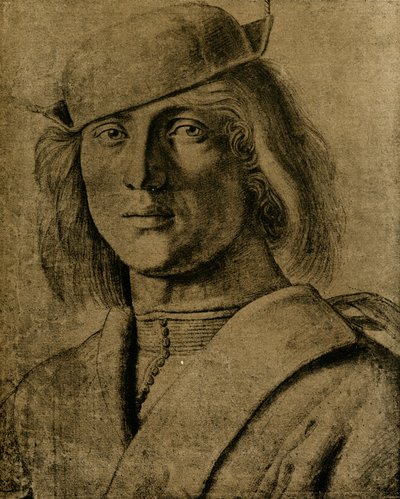 Portret van een jonge man door Francesco Bonsignori