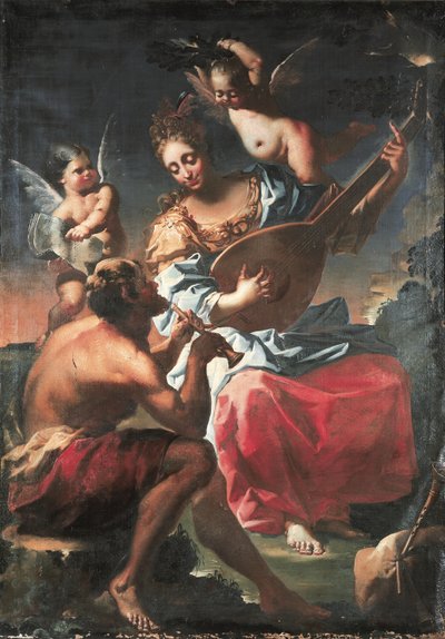 Allegorie van Muziek door Francesco Conti