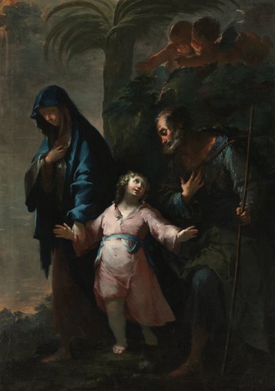 Terugkeer naar Nazareth, 1735 door Francesco Conti