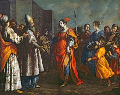 De Triomf van Judith, c.1620-30 door Francesco Curradi