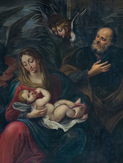 Aanbidding van de herders (detail) door Francesco Fabbrica