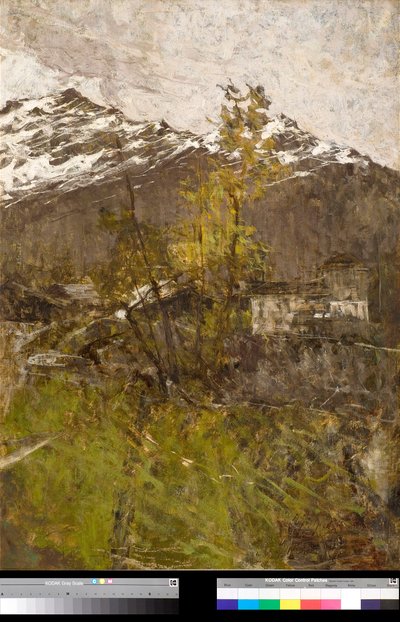 De eerste sneeuw (1889) door Francesco Filippini